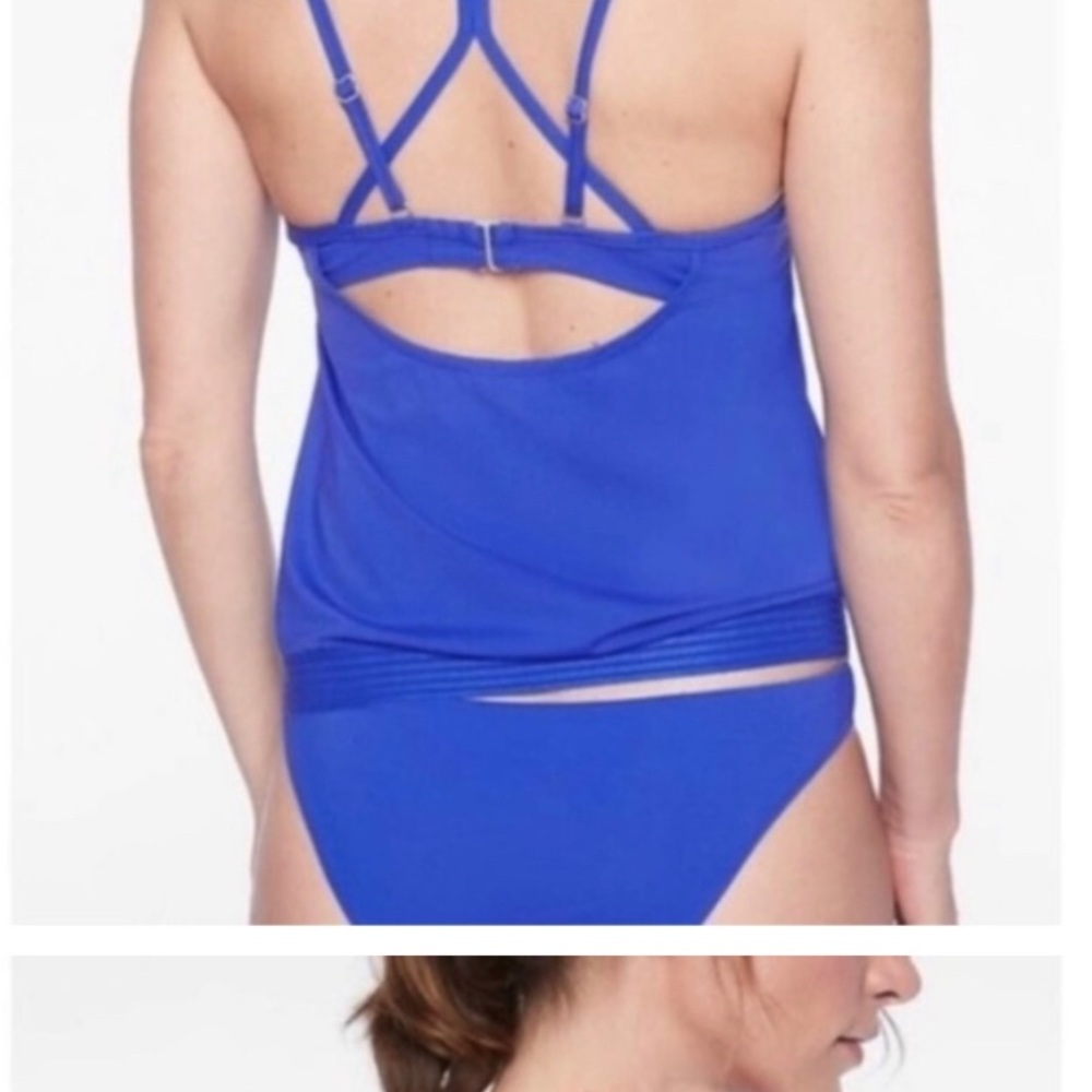 Athleta NEW Cross Back Swim Tank & Bikini Bottom Set - Picture 3 of 9